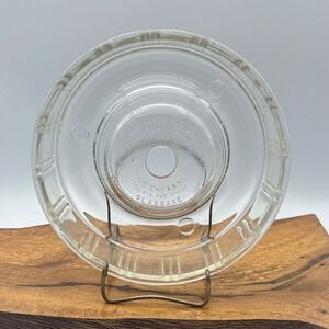 Queen Anne Glass Bake US Patent D-133,413 Jello Mold Baking Mold 1942